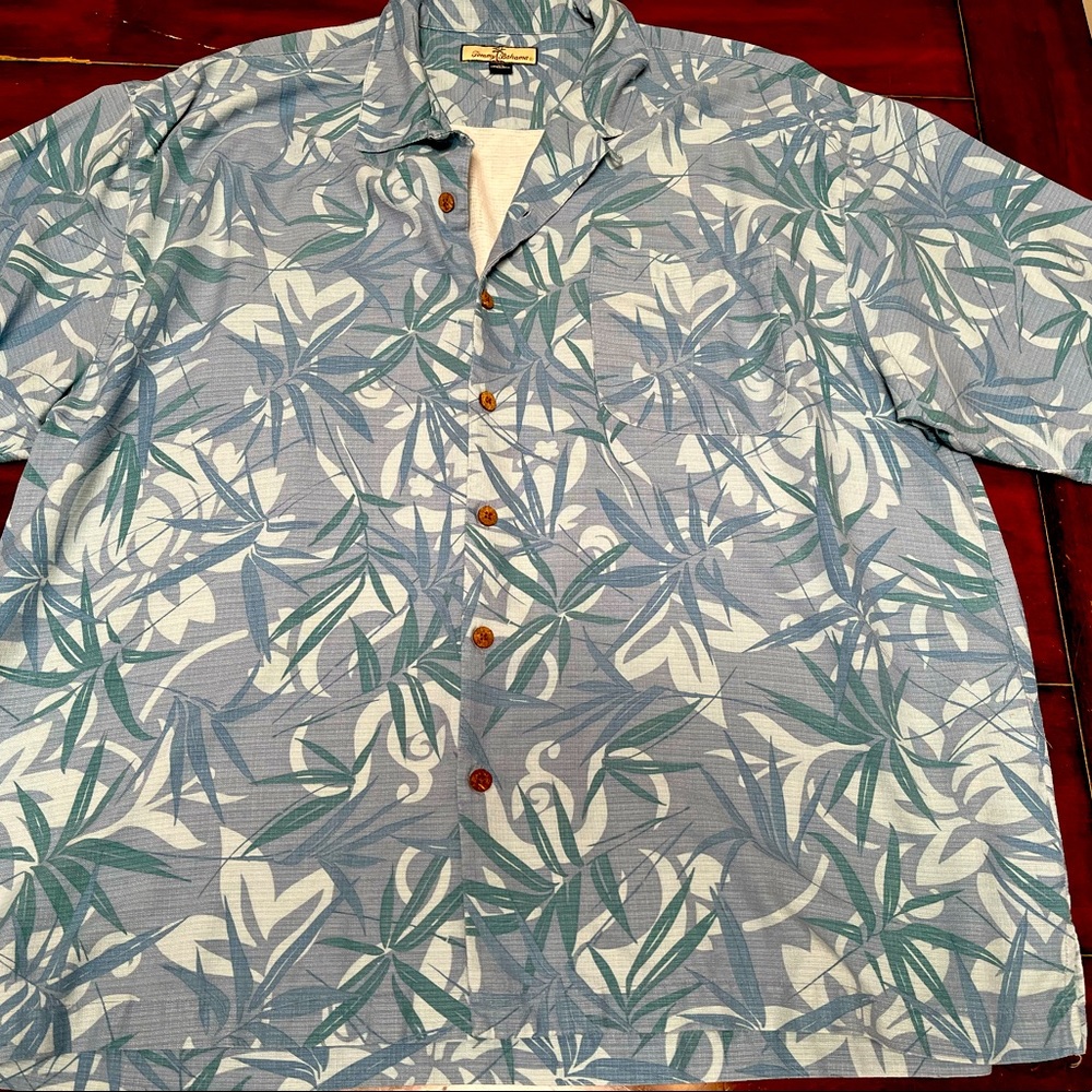 XXL Tommy Bahama Silk Floral Print Shirt